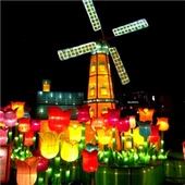 Outdoor Led Festival Dawl Ġgant Peony Fjuri Fanali Ċiniżi B'Ċertifikat CE